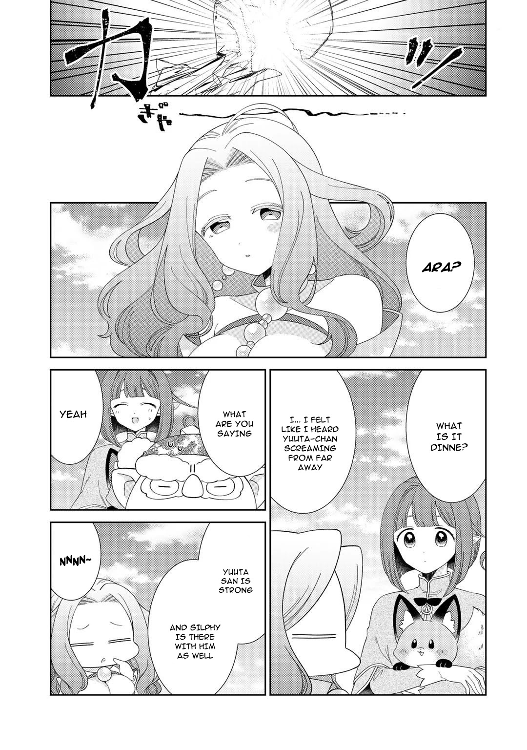 Seirei-tachi no Rakuen to Risou no Isekai Seikatsu chapter 30 page 14