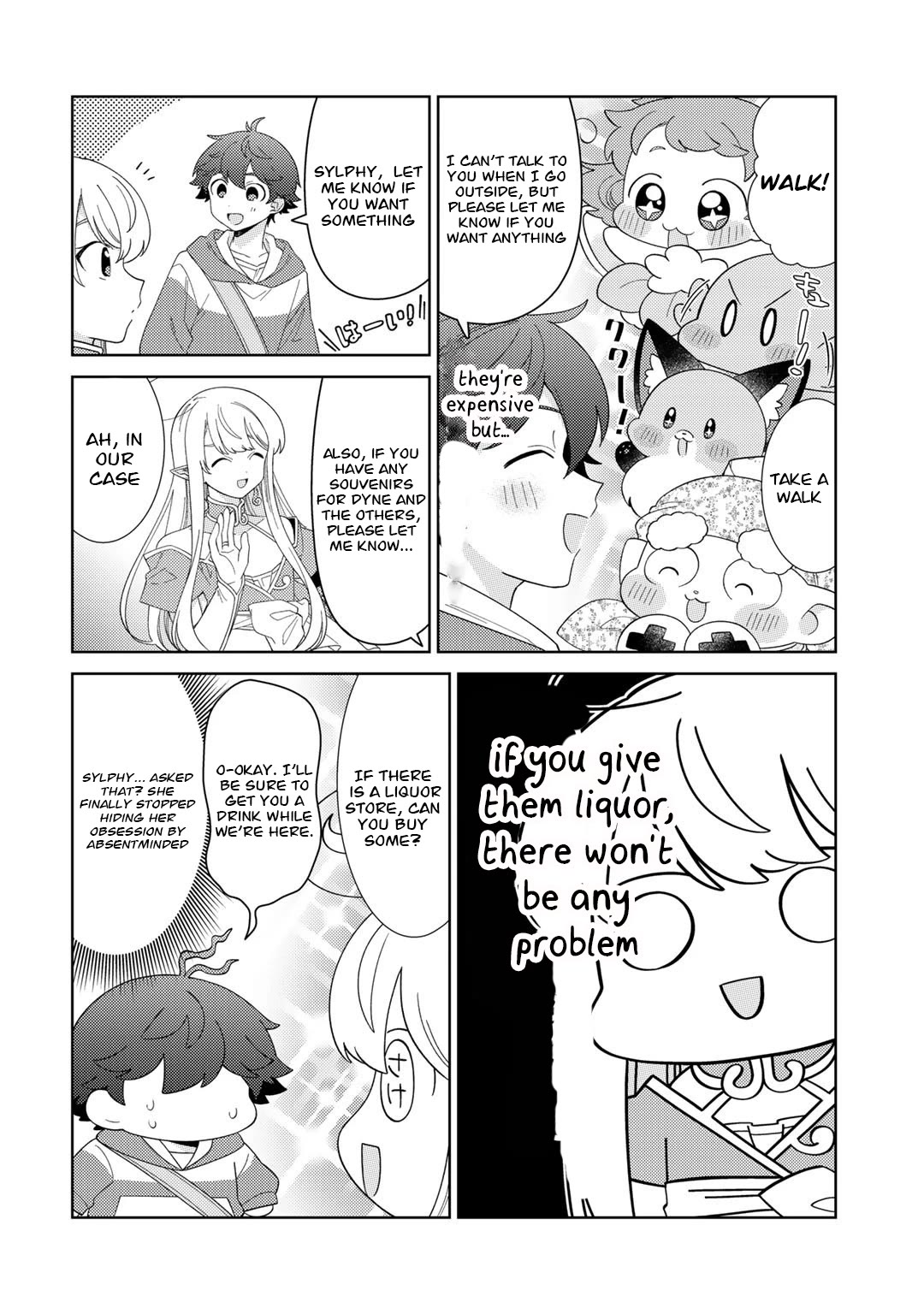 Seirei-tachi no Rakuen to Risou no Isekai Seikatsu chapter 42 page 14