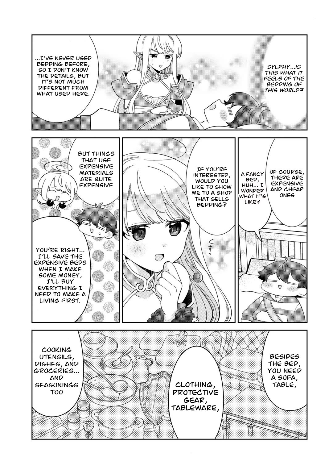 Seirei-tachi no Rakuen to Risou no Isekai Seikatsu chapter 42 page 9