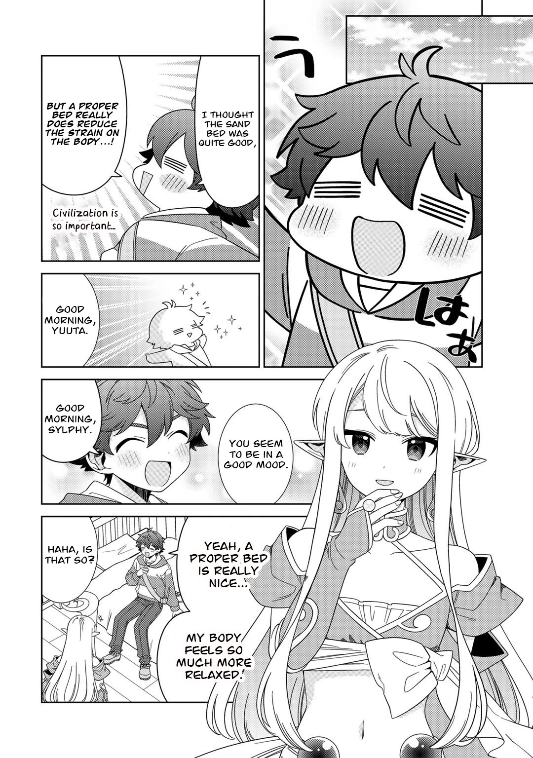 Seirei-tachi no Rakuen to Risou no Isekai Seikatsu chapter 44 page 6