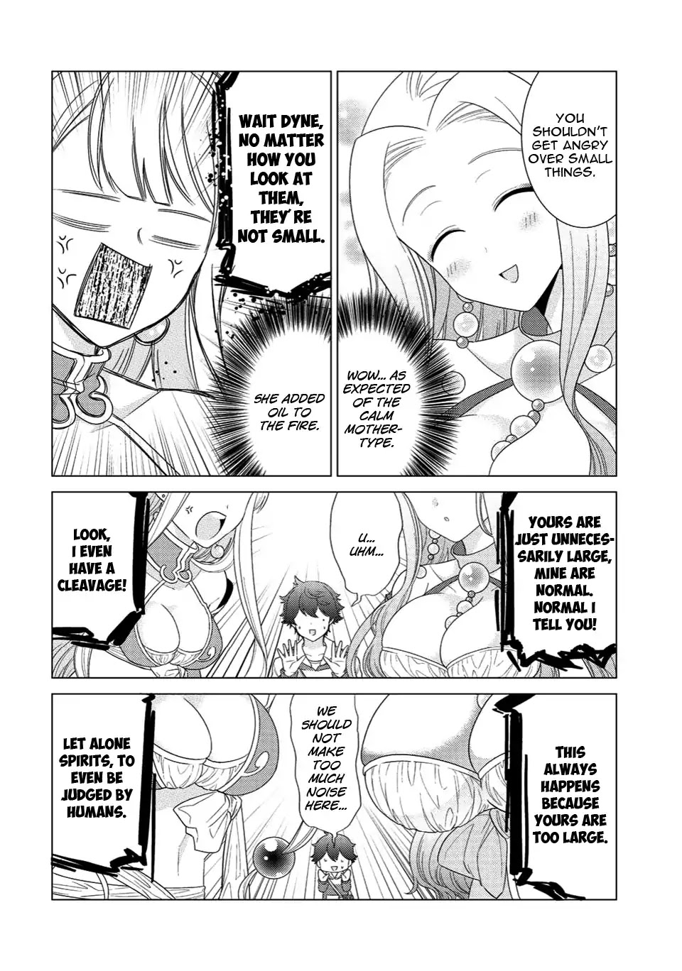 Seirei-tachi no Rakuen to Risou no Isekai Seikatsu chapter 5 page 13