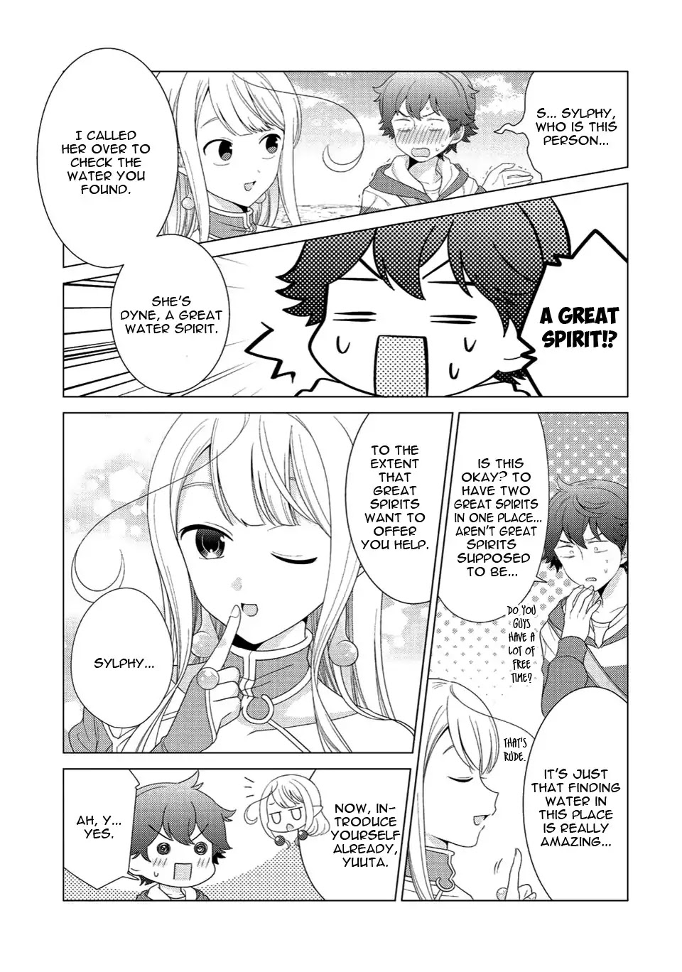 Seirei-tachi no Rakuen to Risou no Isekai Seikatsu chapter 5 page 6