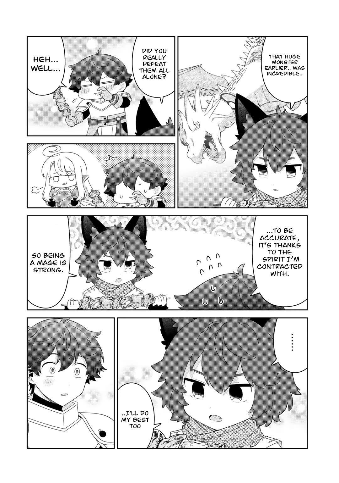 Seirei-tachi no Rakuen to Risou no Isekai Seikatsu chapter 56 page 14