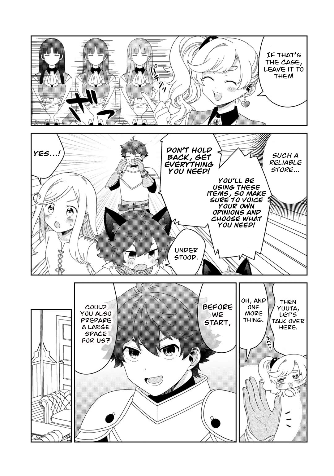 Seirei-tachi no Rakuen to Risou no Isekai Seikatsu chapter 56 page 3