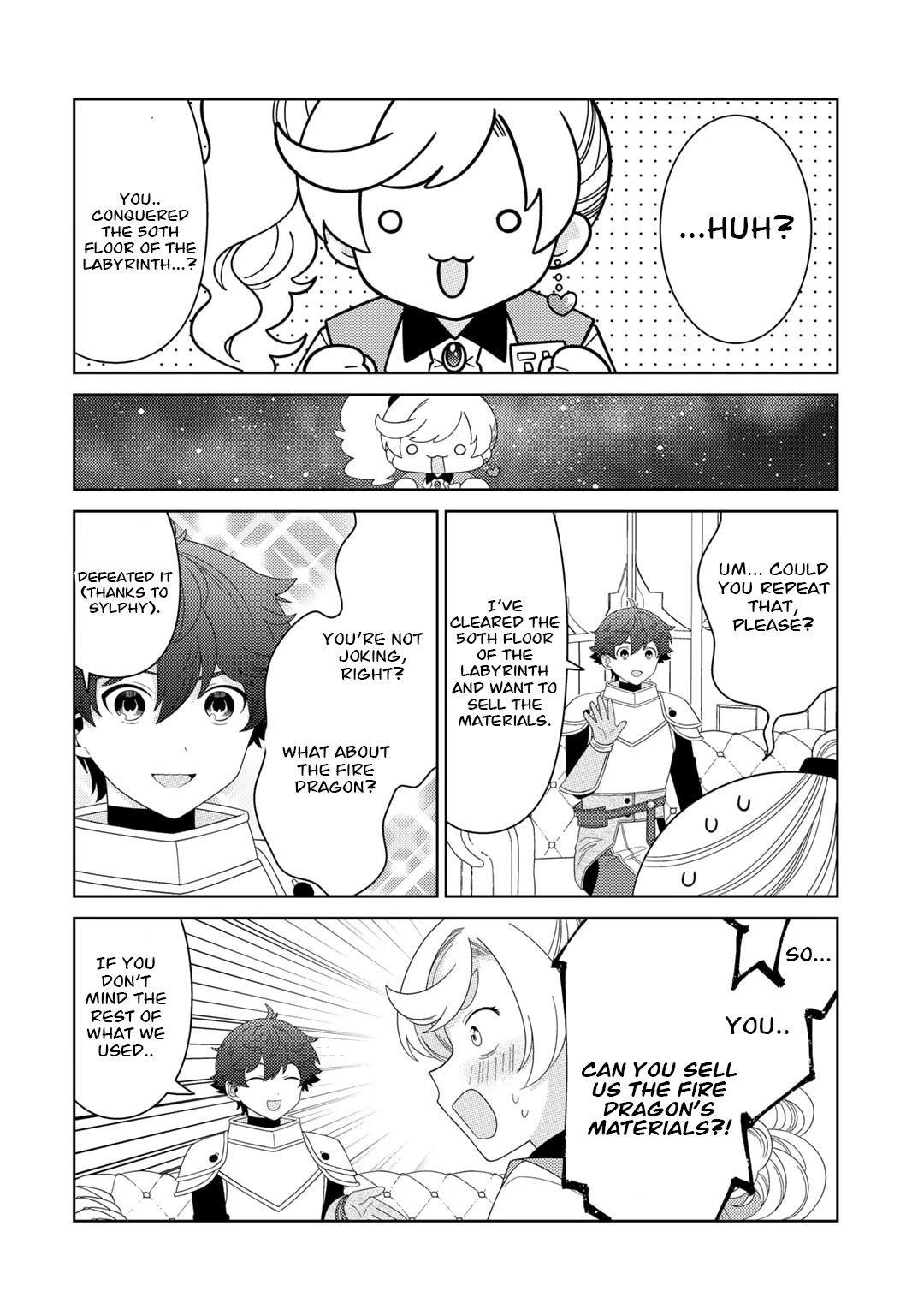 Seirei-tachi no Rakuen to Risou no Isekai Seikatsu chapter 56 page 4