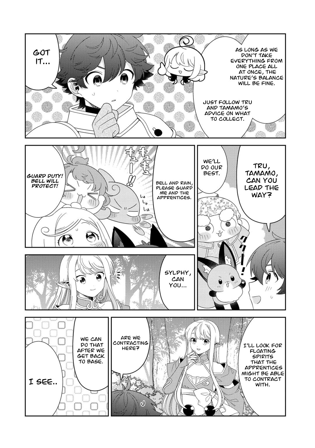 Seirei-tachi no Rakuen to Risou no Isekai Seikatsu chapter 58 page 11