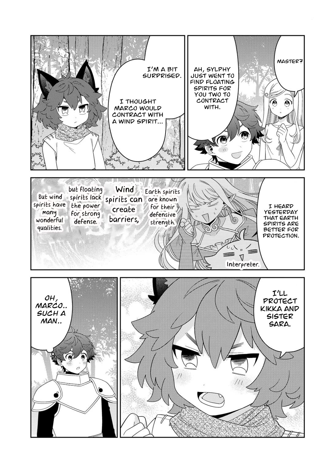 Seirei-tachi no Rakuen to Risou no Isekai Seikatsu chapter 58 page 14