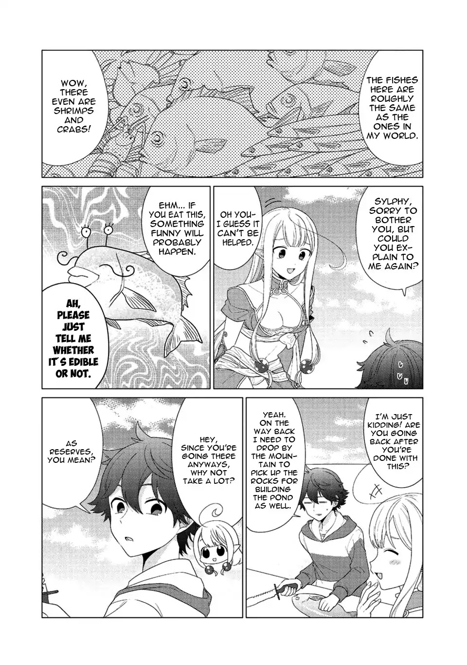 Seirei-tachi no Rakuen to Risou no Isekai Seikatsu chapter 6 page 23