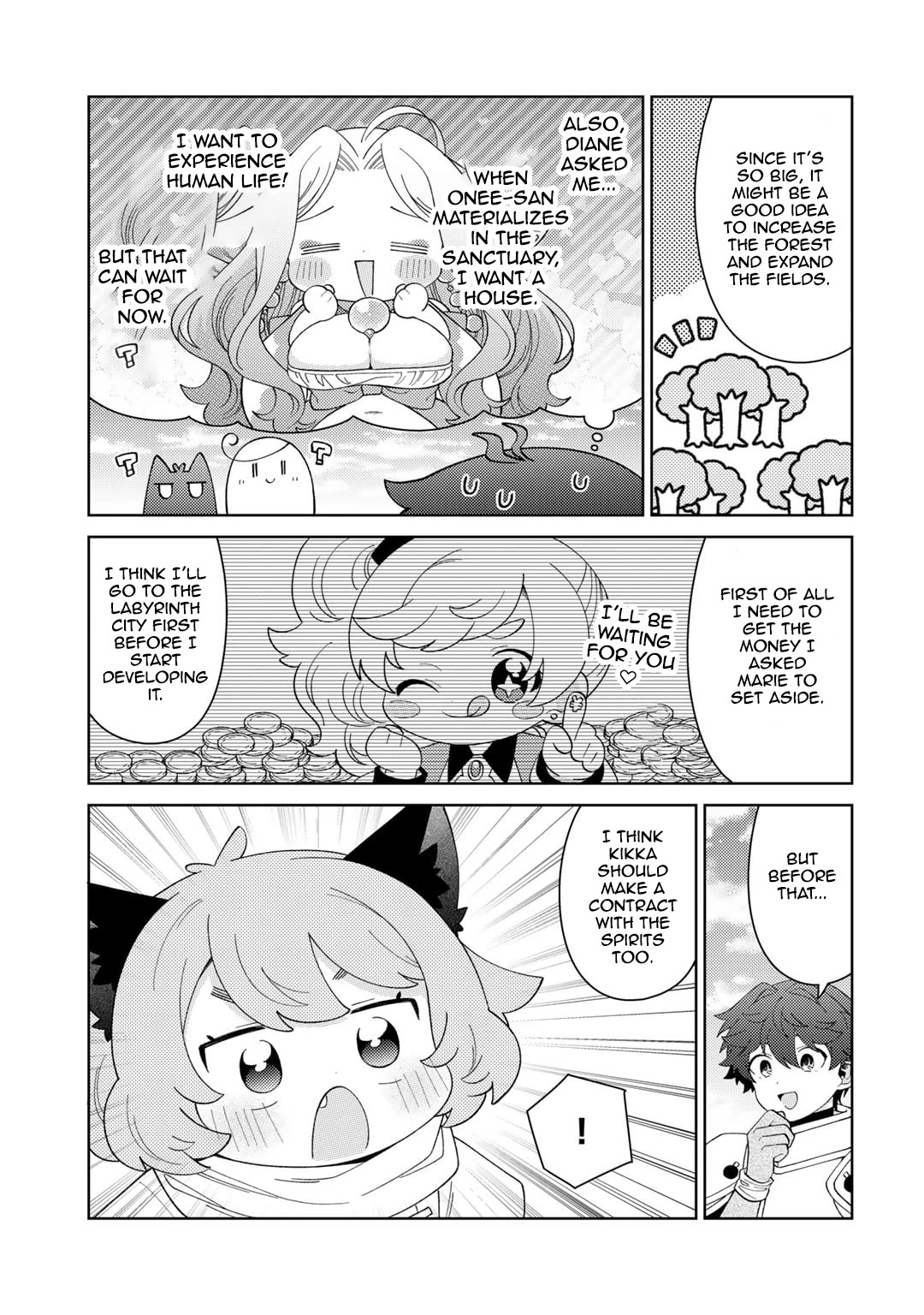 Seirei-tachi no Rakuen to Risou no Isekai Seikatsu chapter 69 page 15