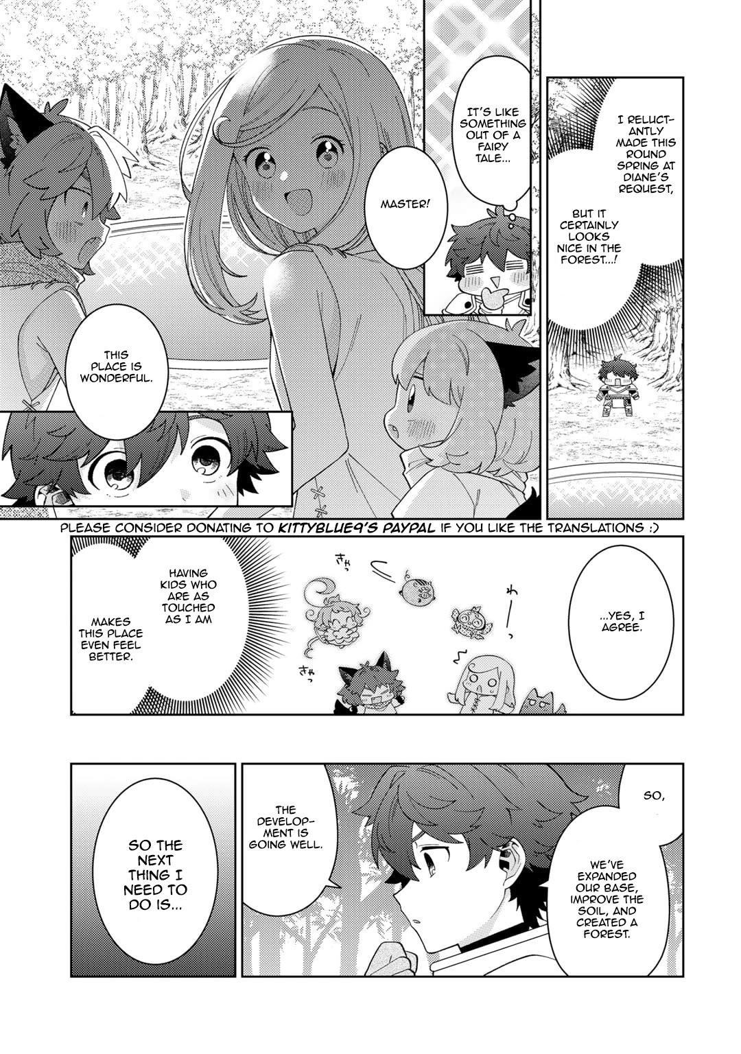 Seirei-tachi no Rakuen to Risou no Isekai Seikatsu chapter 69 page 5