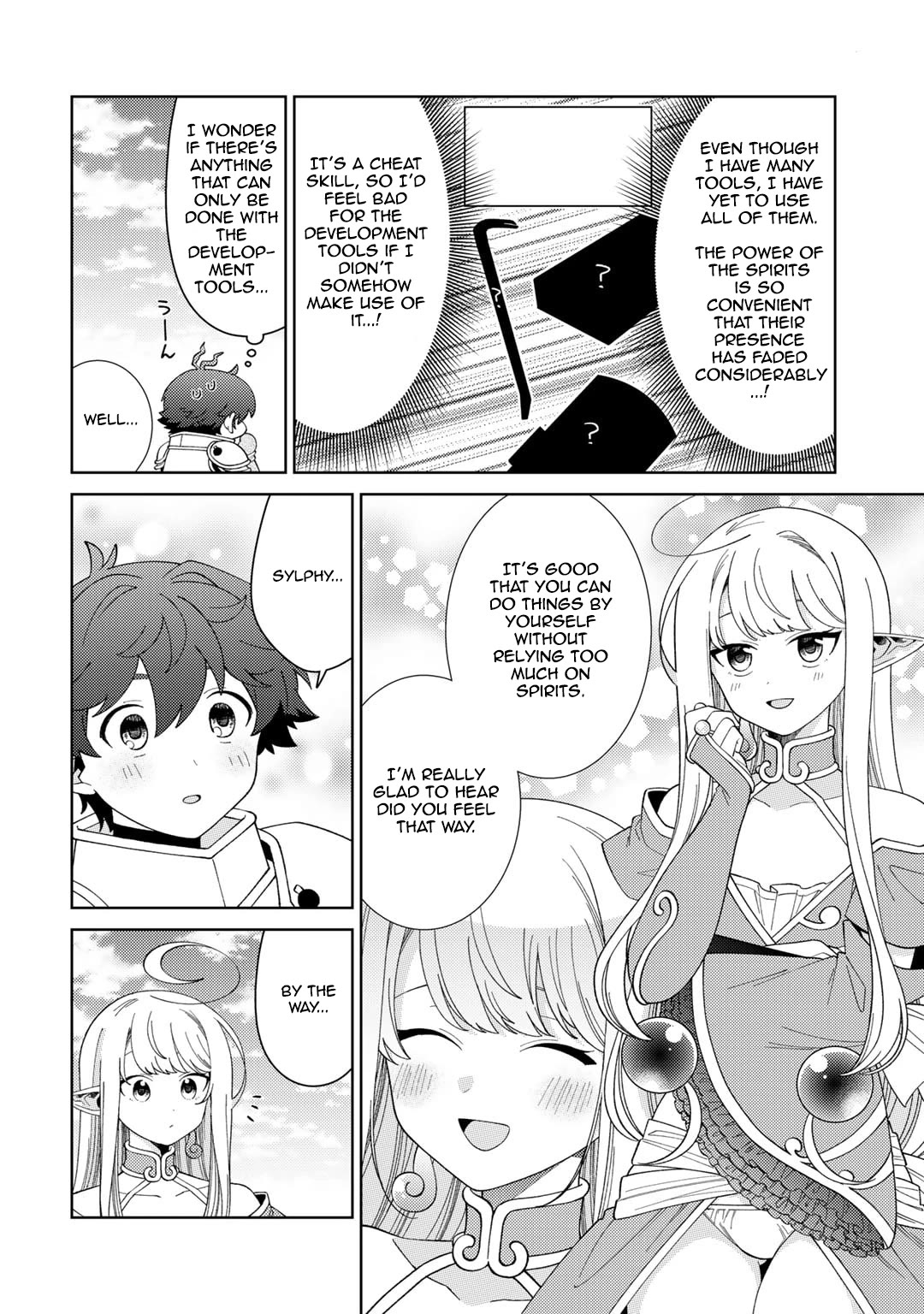 Seirei-tachi no Rakuen to Risou no Isekai Seikatsu chapter 69 page 8