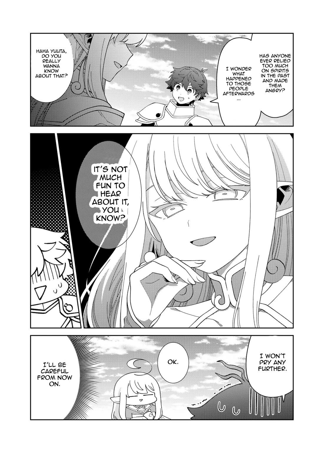 Seirei-tachi no Rakuen to Risou no Isekai Seikatsu chapter 69 page 9