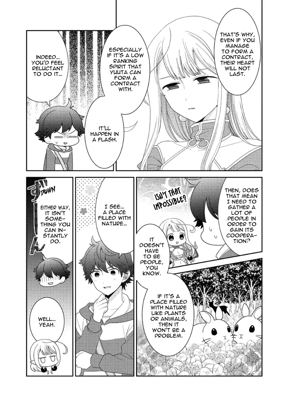 Seirei-tachi no Rakuen to Risou no Isekai Seikatsu chapter 7 page 22