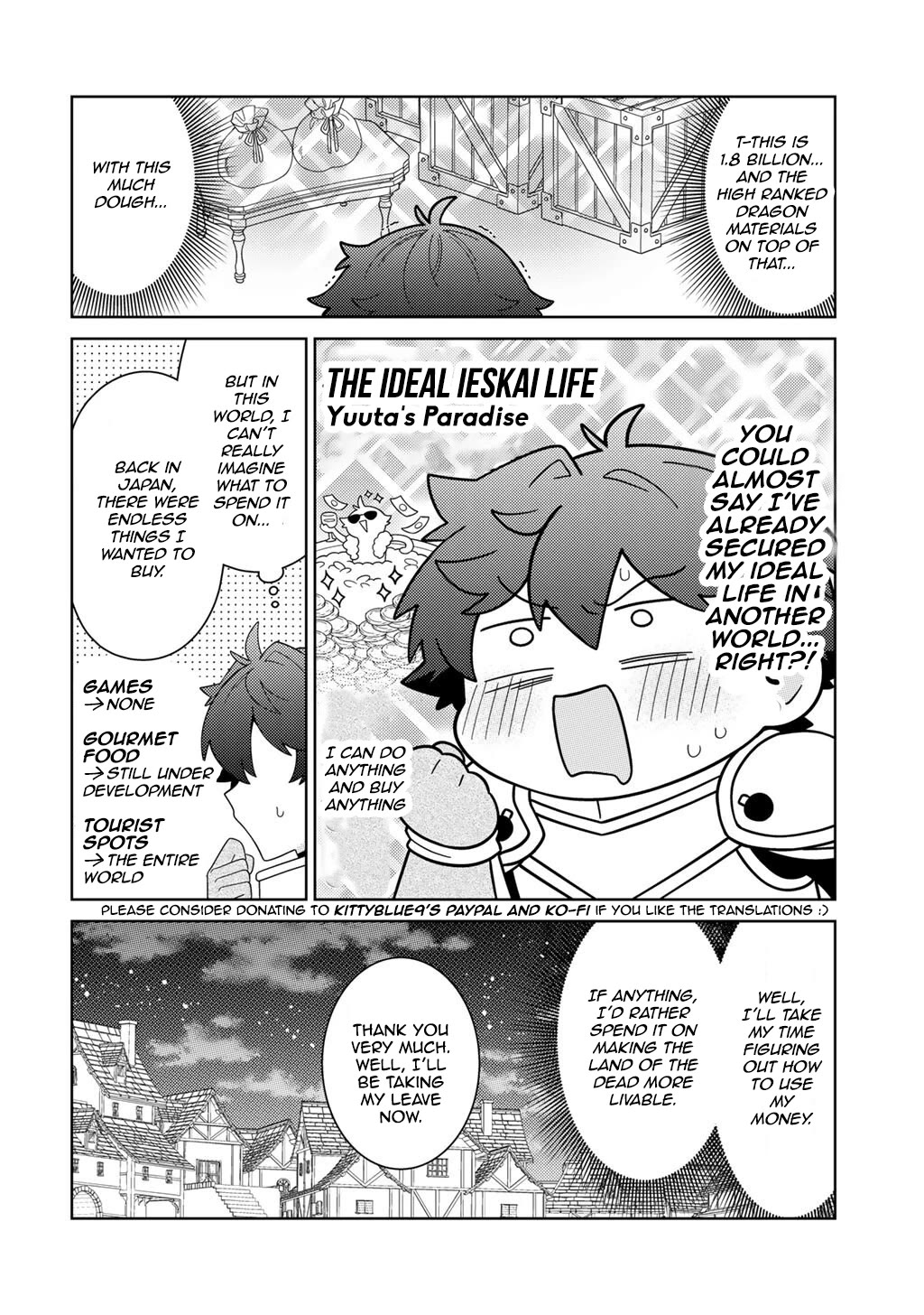 Seirei-tachi no Rakuen to Risou no Isekai Seikatsu chapter 73 page 6