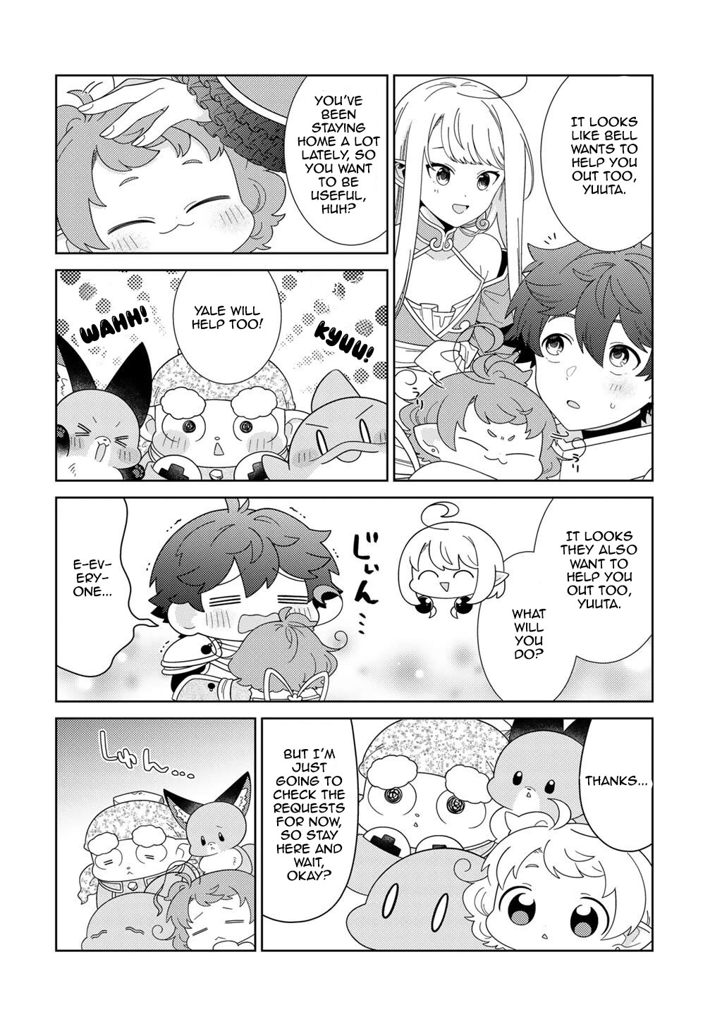 Seirei-tachi no Rakuen to Risou no Isekai Seikatsu chapter 73 page 8