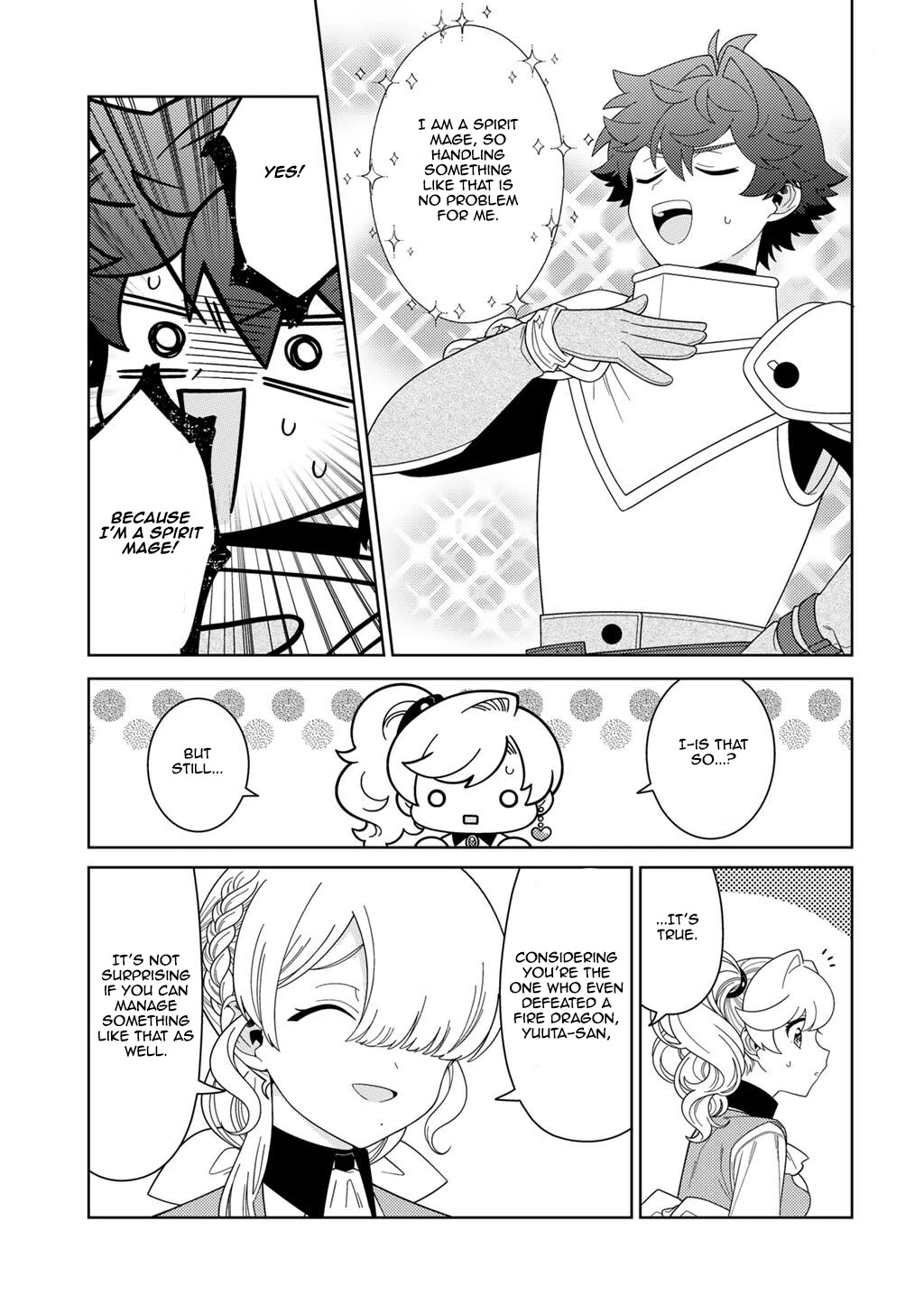 Seirei-tachi no Rakuen to Risou no Isekai Seikatsu chapter 77 page 17