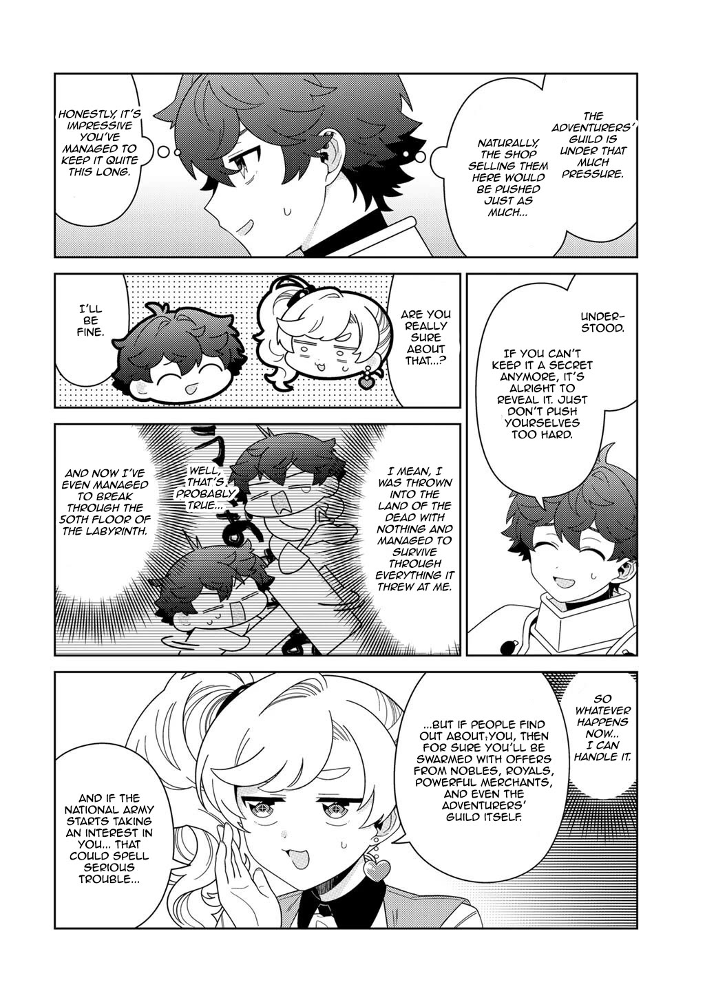 Seirei-tachi no Rakuen to Risou no Isekai Seikatsu chapter 77 page 20