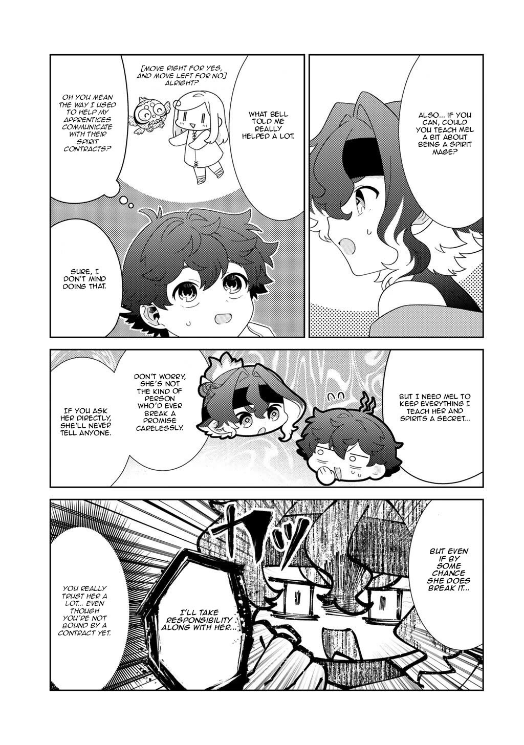 Seirei-tachi no Rakuen to Risou no Isekai Seikatsu chapter 78 page 13