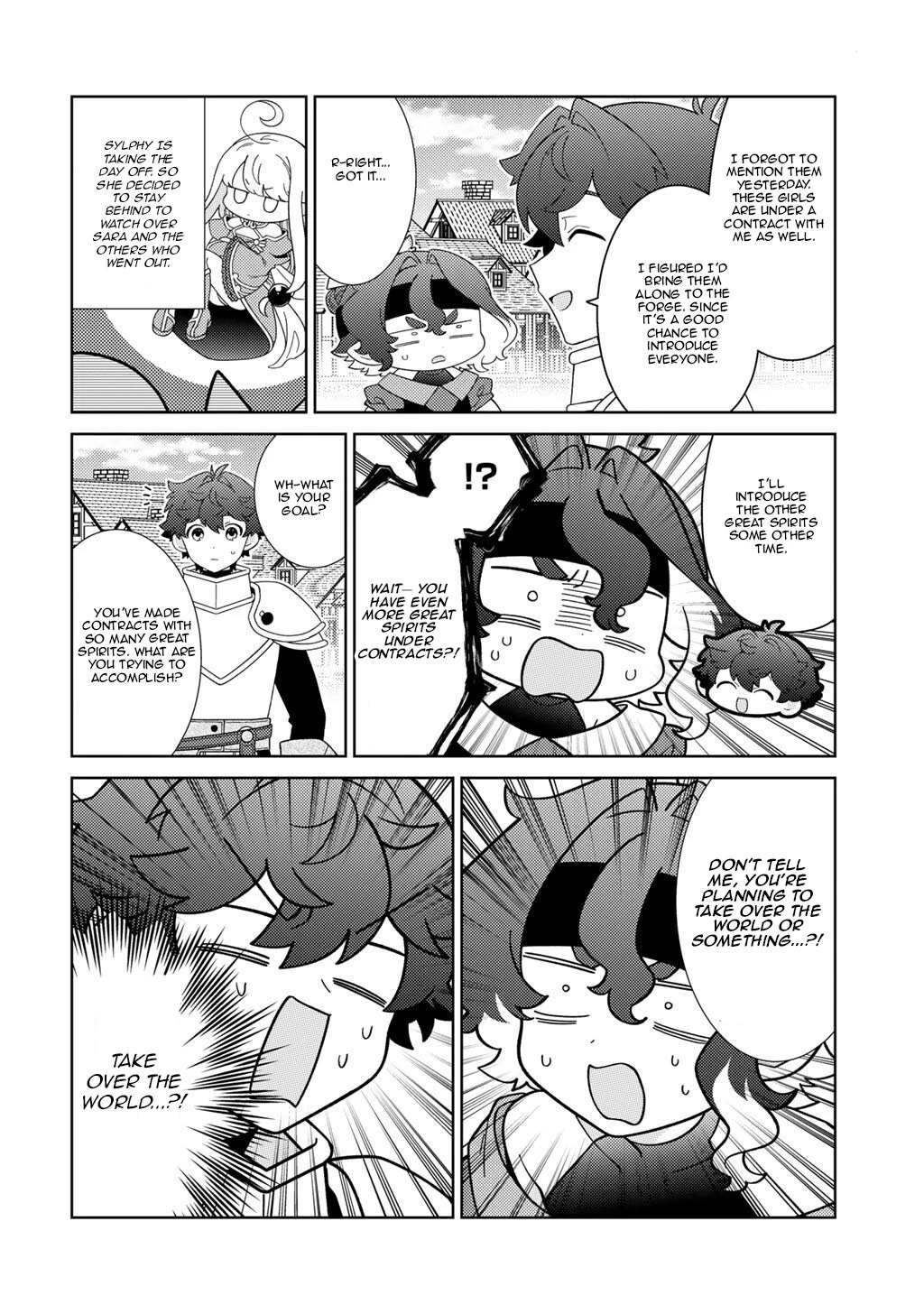 Seirei-tachi no Rakuen to Risou no Isekai Seikatsu chapter 78 page 18