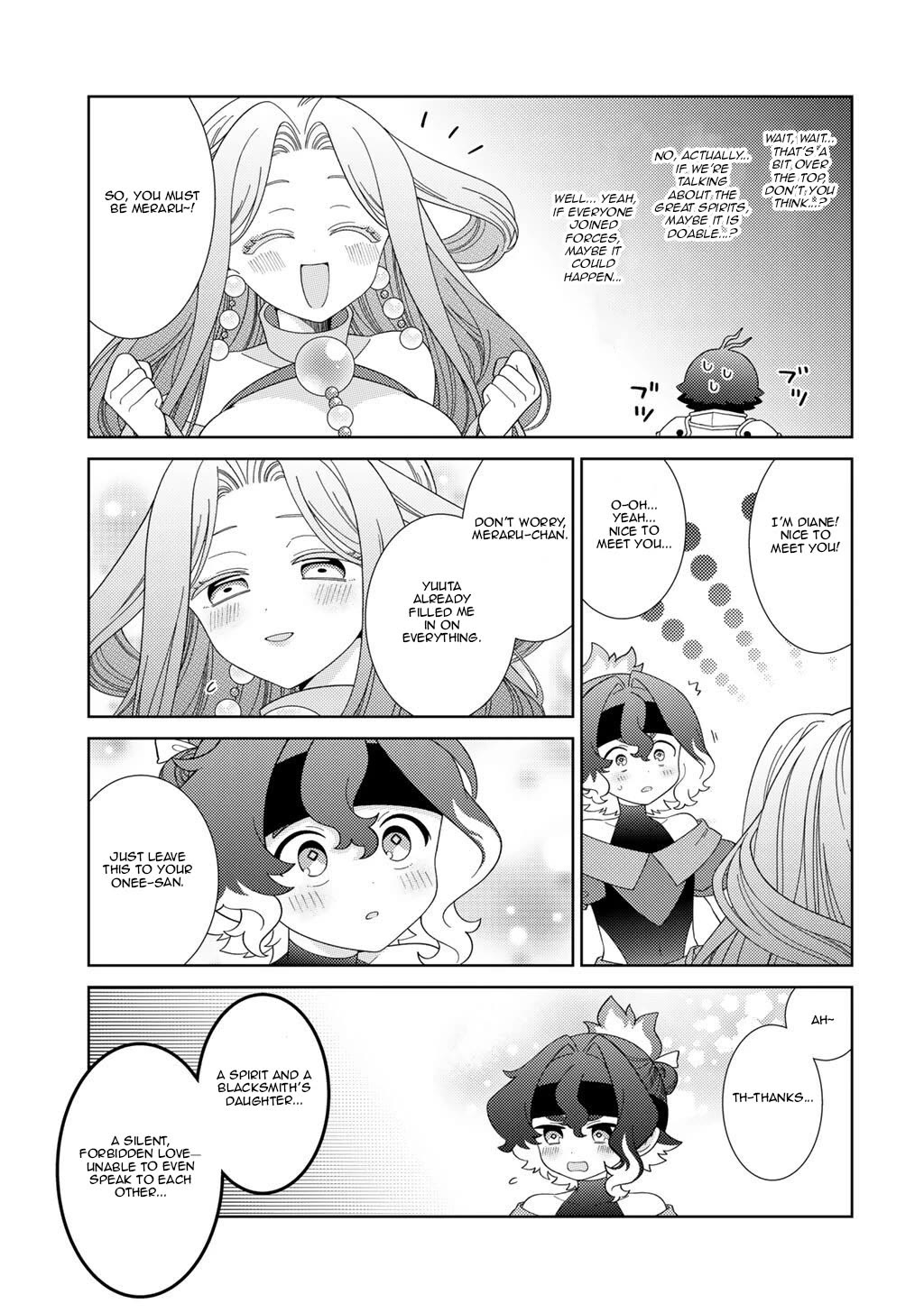 Seirei-tachi no Rakuen to Risou no Isekai Seikatsu chapter 78 page 19