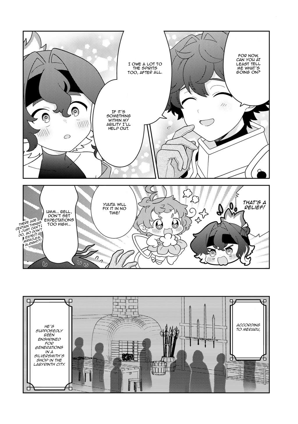 Seirei-tachi no Rakuen to Risou no Isekai Seikatsu chapter 78 page 8