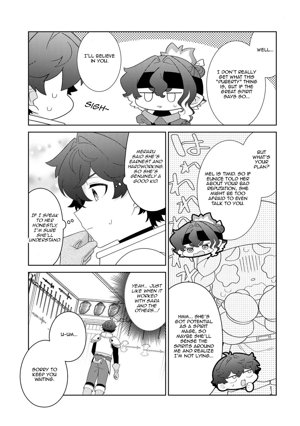 Seirei-tachi no Rakuen to Risou no Isekai Seikatsu chapter 79 page 7