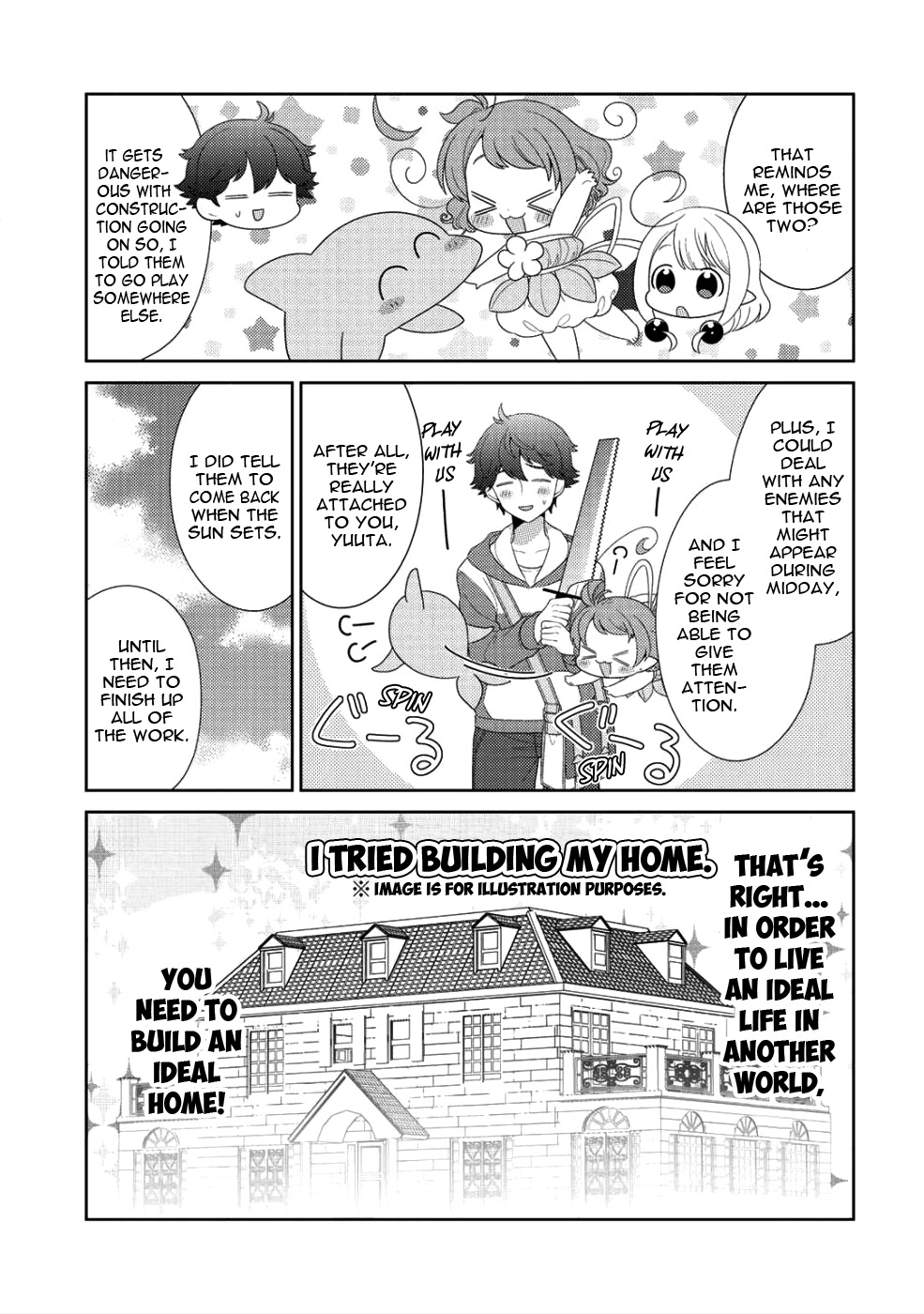 Seirei-tachi no Rakuen to Risou no Isekai Seikatsu chapter 8 page 10