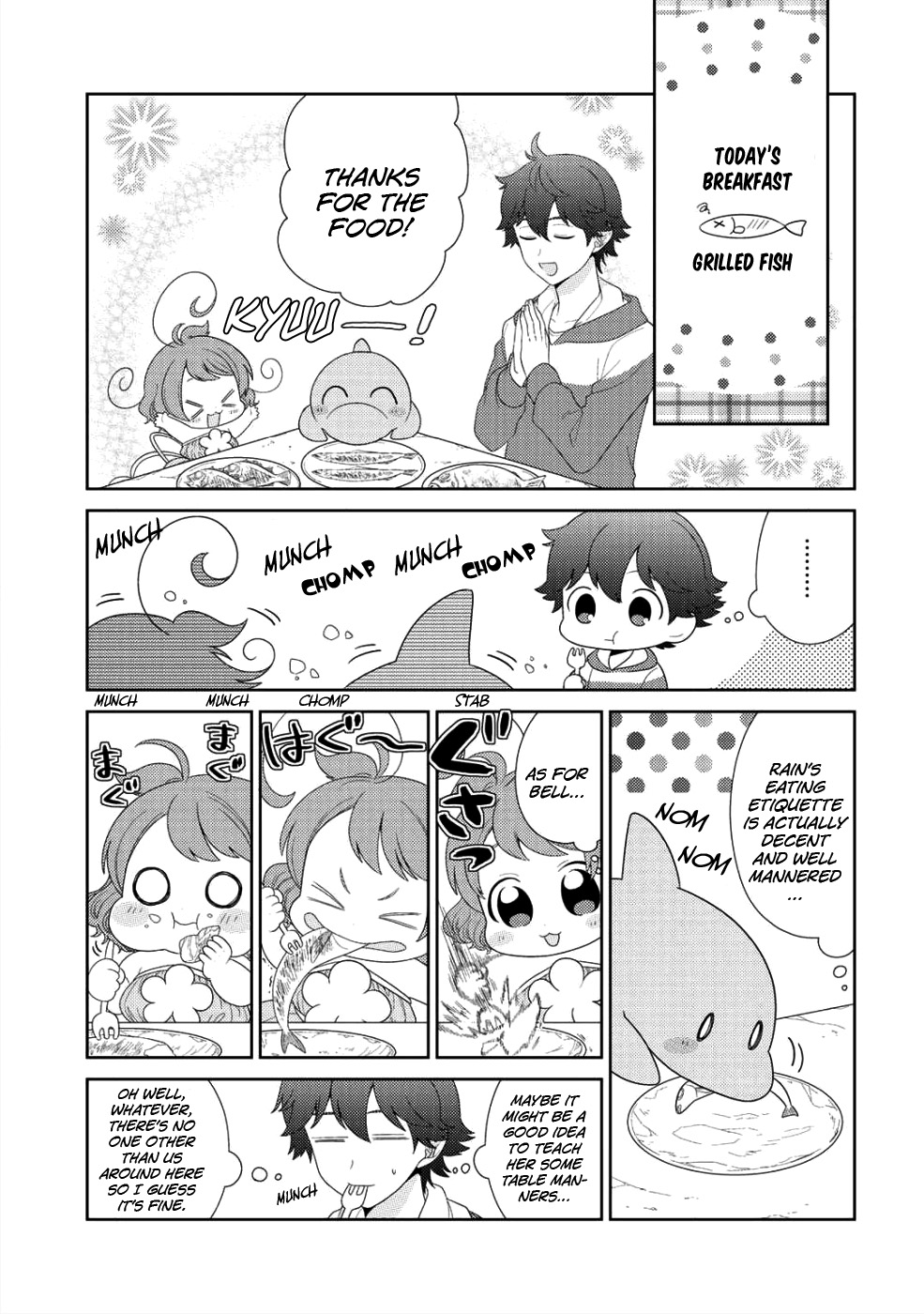 Seirei-tachi no Rakuen to Risou no Isekai Seikatsu chapter 8 page 16