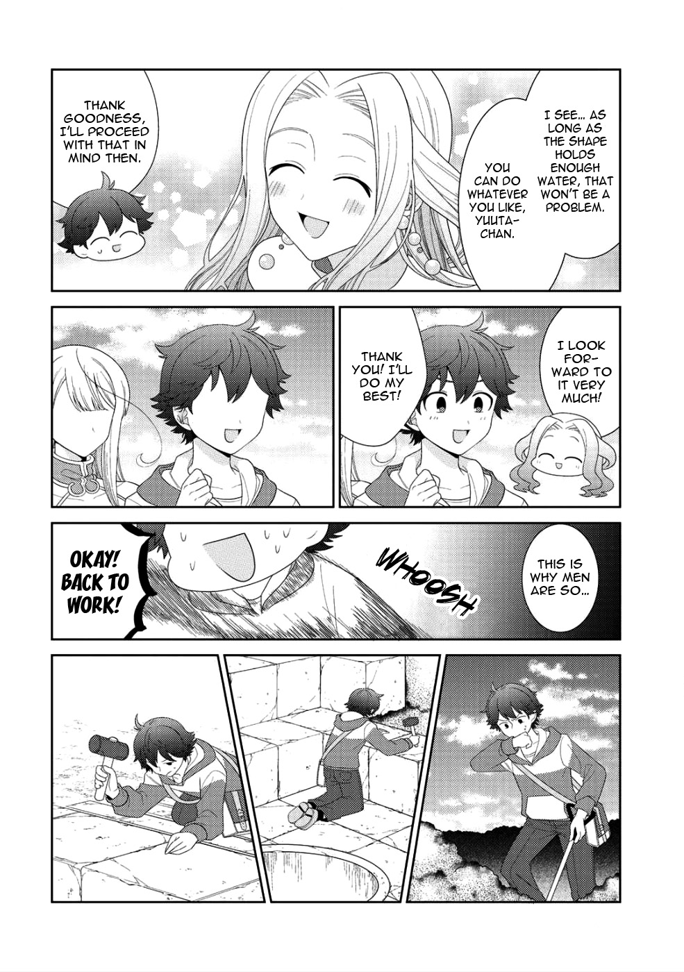 Seirei-tachi no Rakuen to Risou no Isekai Seikatsu chapter 8 page 19