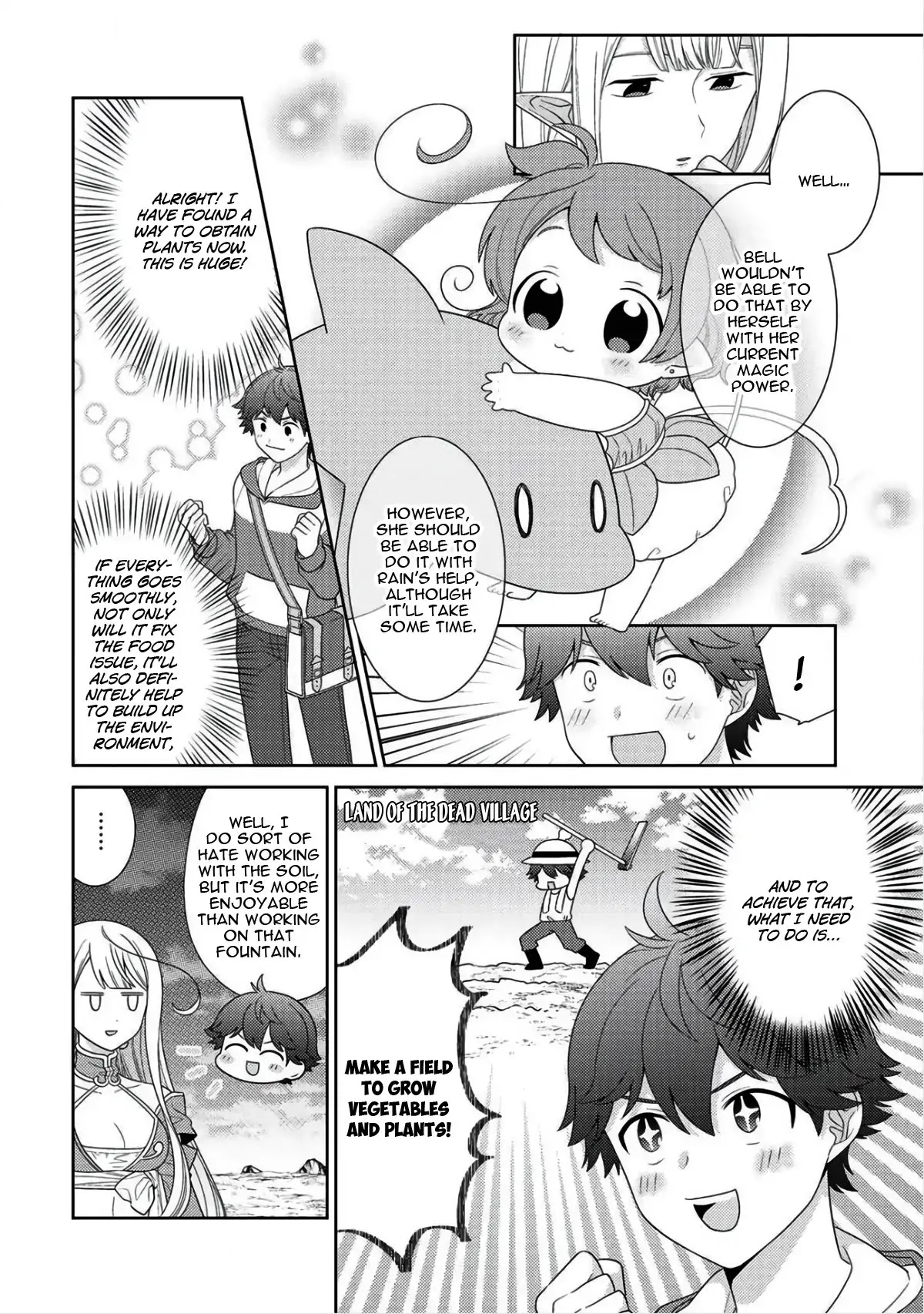 Seirei-tachi no Rakuen to Risou no Isekai Seikatsu chapter 9 page 13