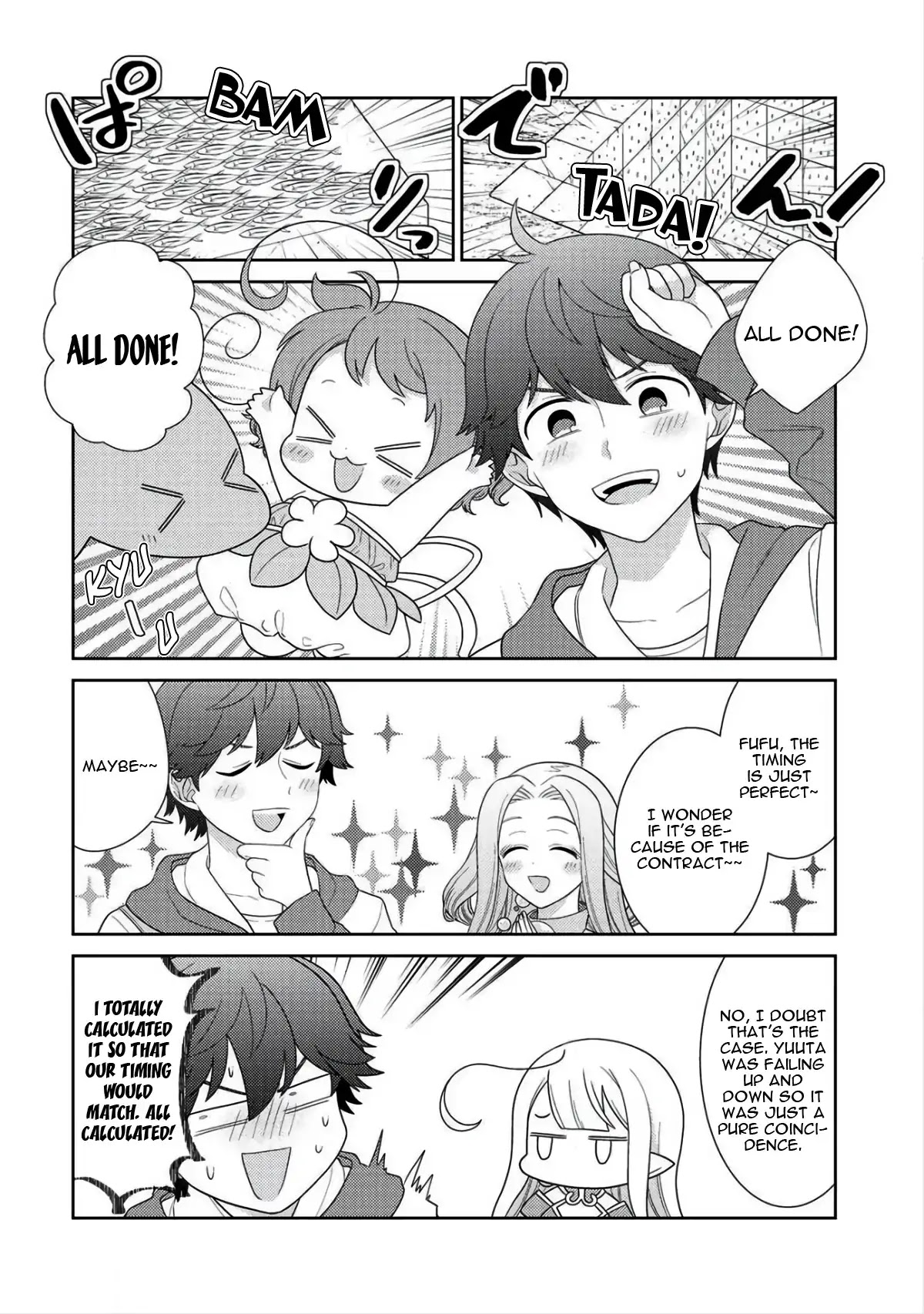 Seirei-tachi no Rakuen to Risou no Isekai Seikatsu chapter 9 page 21