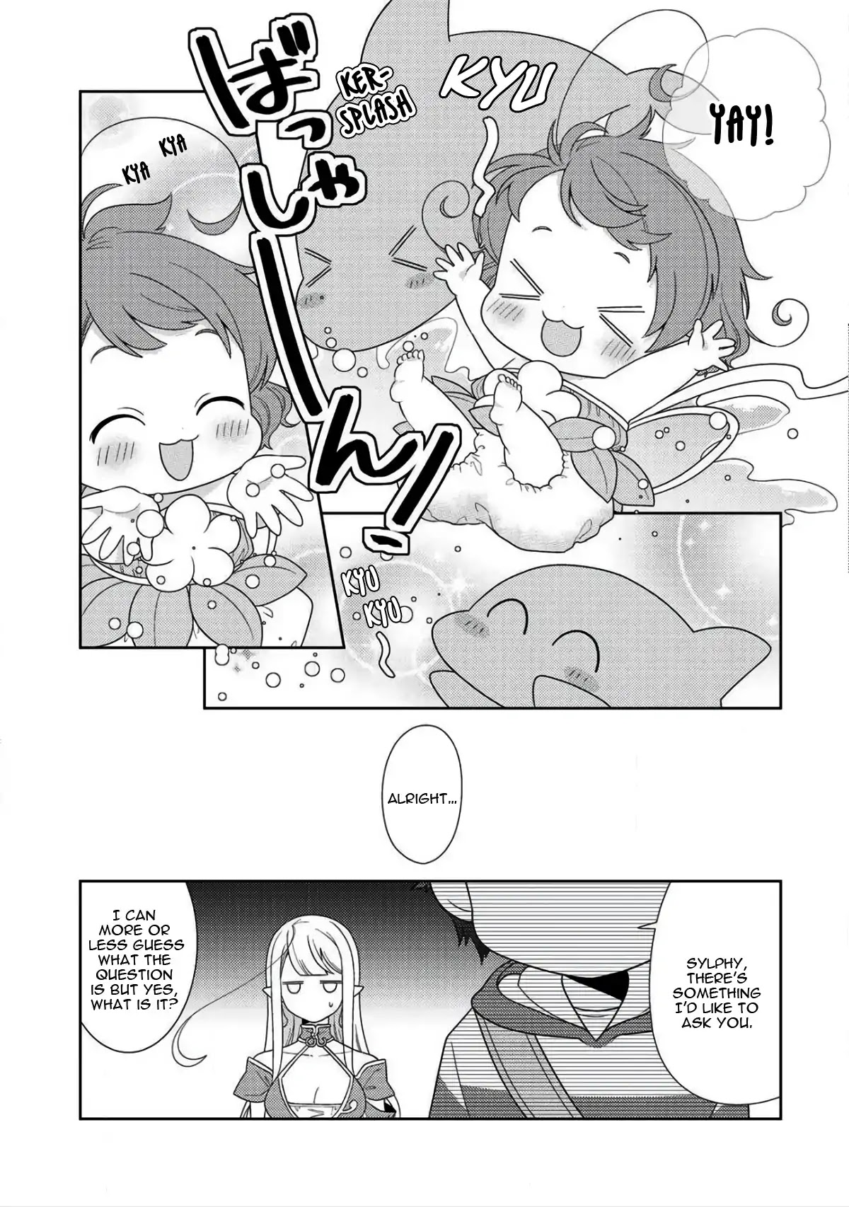 Seirei-tachi no Rakuen to Risou no Isekai Seikatsu chapter 9 page 6