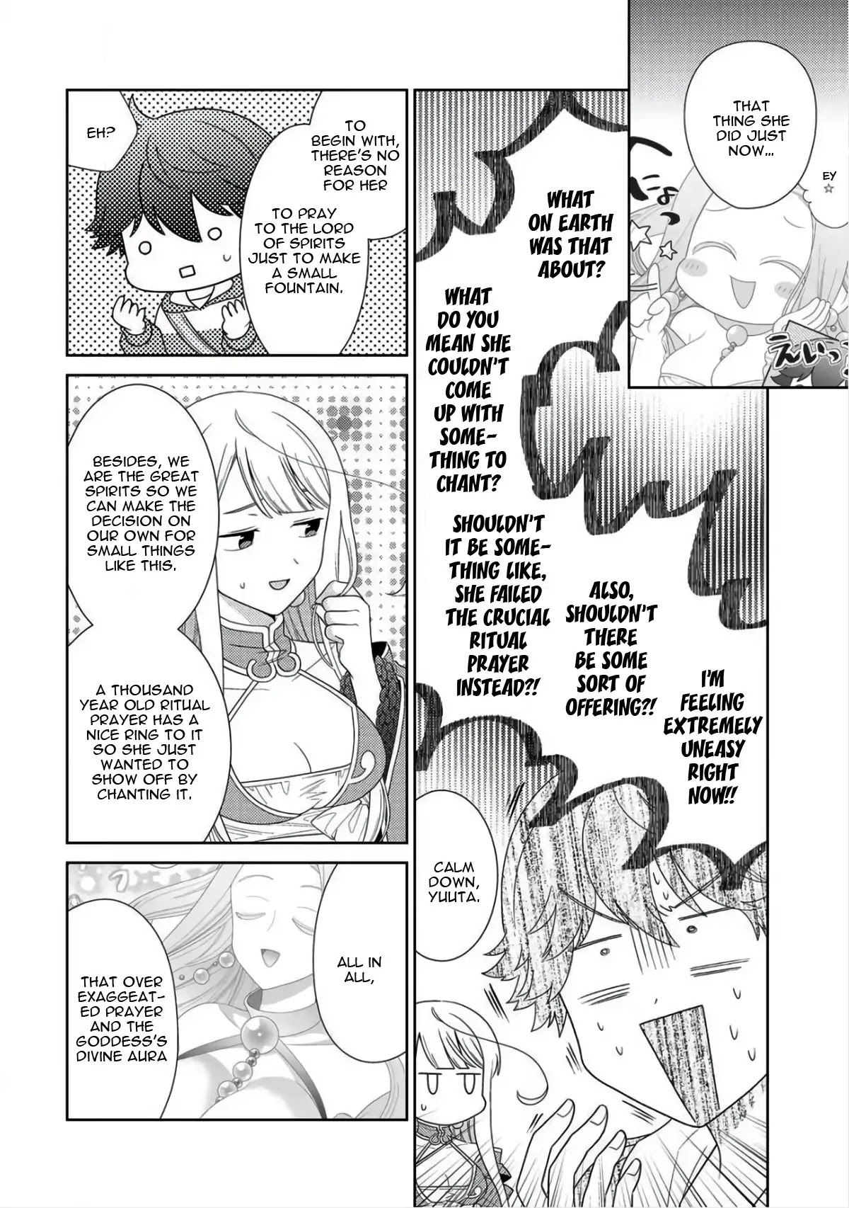 Seirei-tachi no Rakuen to Risou no Isekai Seikatsu chapter 9 page 7