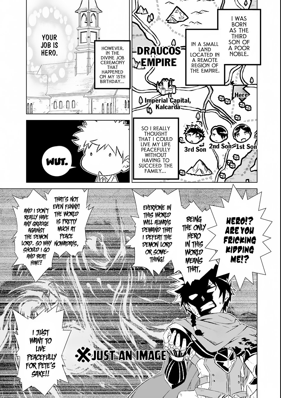 Sekai de Tada Hitori no Mamonotsukai: Tenshoku shitara Maou ni Machigawaremashita chapter 1 page 7