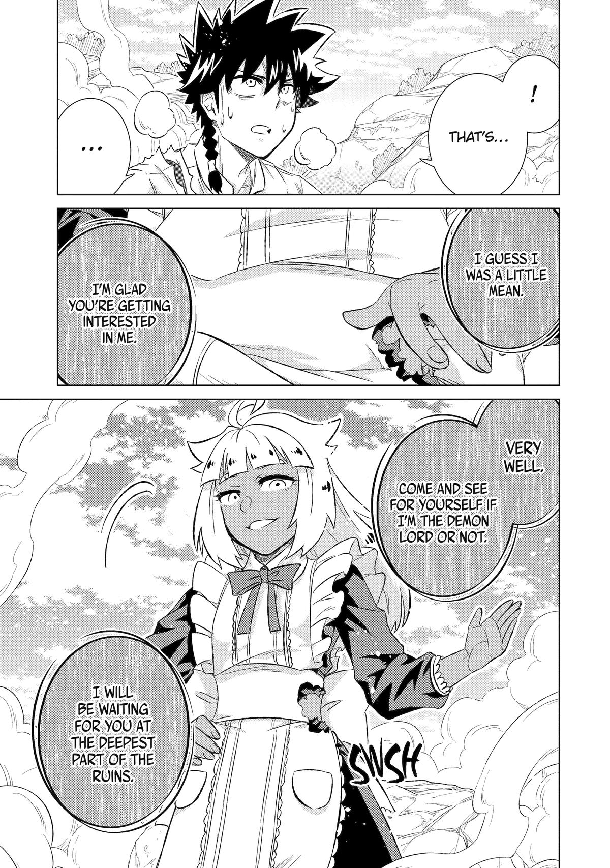 Sekai de Tada Hitori no Mamonotsukai: Tenshoku shitara Maou ni Machigawaremashita chapter 49 page 13