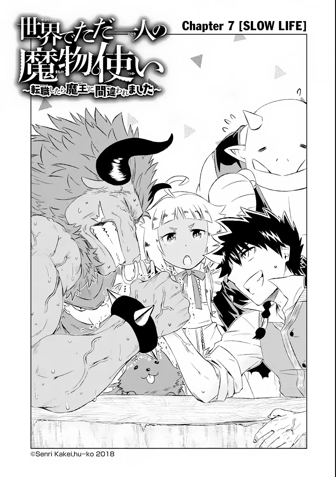 Sekai de Tadahitori no Mamono Tsukai ~ Tenshoku Shitara Maou ni Machigawa Remashita chapter 7 page 3