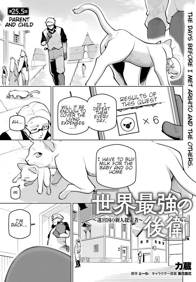 Sekai Saikyou no Kouei: Meikyuukoku no Shinjin Tansakusha chapter 25.5 page 2