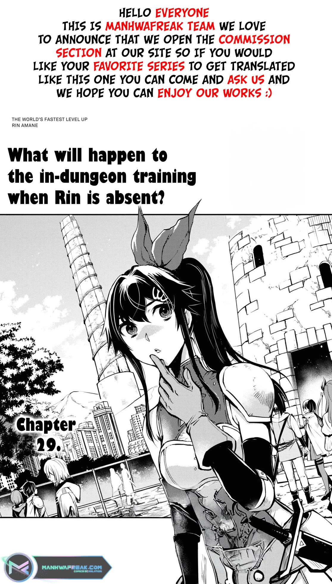 Sekai Saisoku no Level Up! chapter 29 page 1