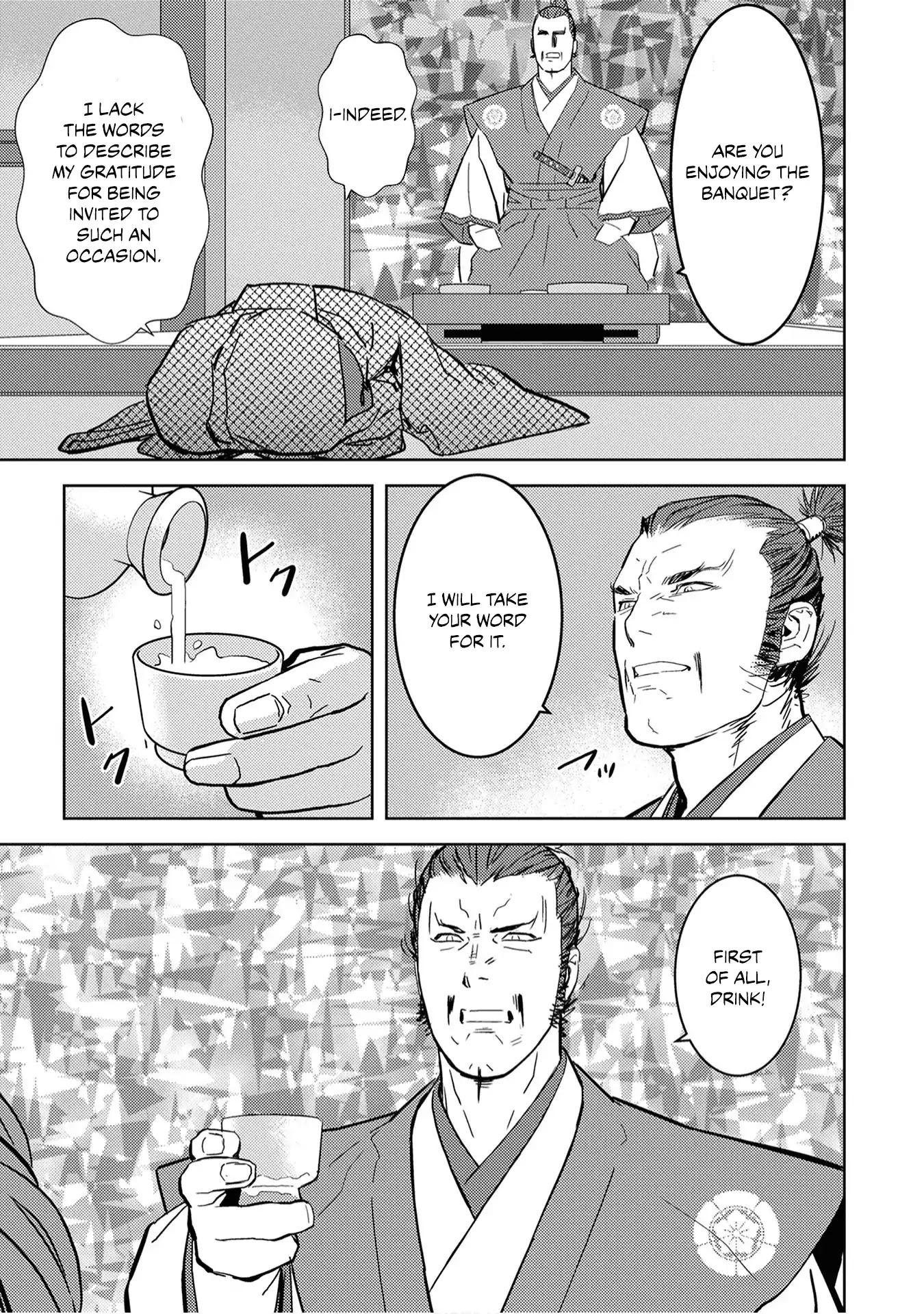 Sengoku Komachi Kuroutan: Noukou Giga chapter 10 page 17