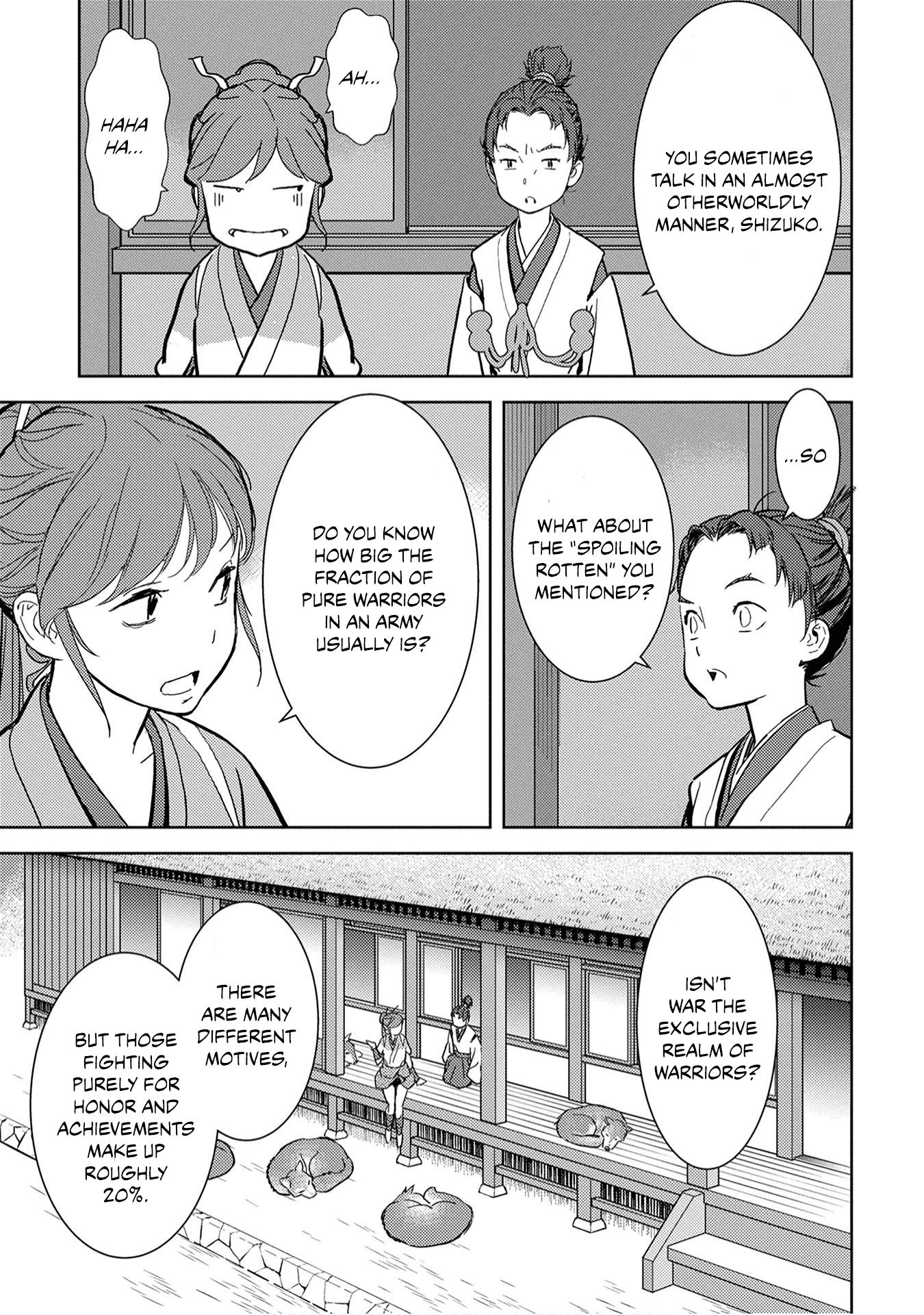 Sengoku Komachi Kuroutan: Noukou Giga chapter 11 page 21