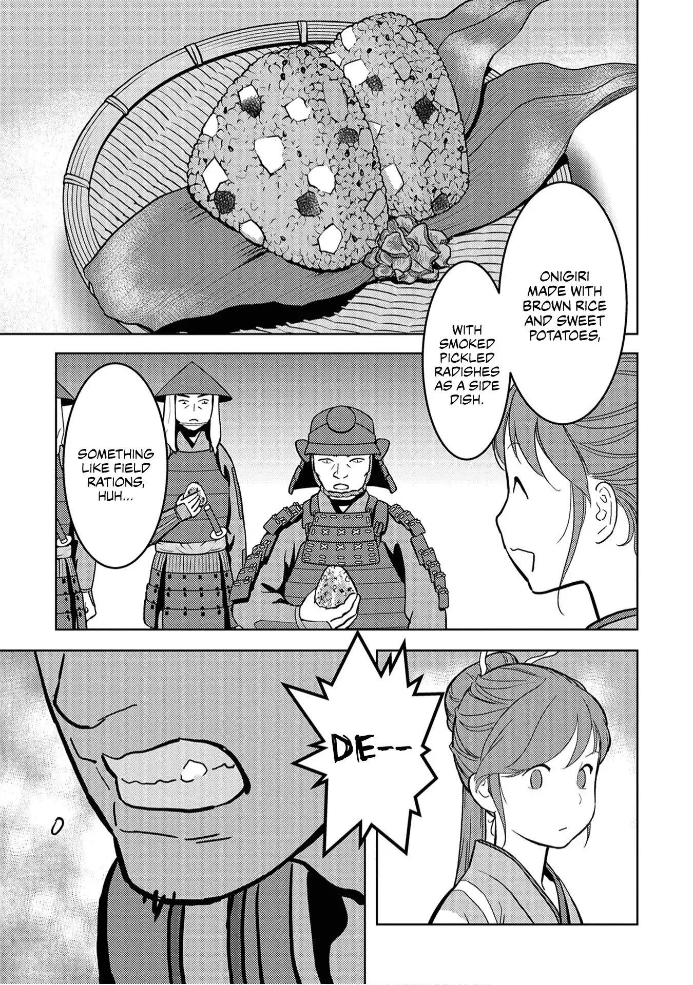 Sengoku Komachi Kuroutan: Noukou Giga chapter 13 page 14