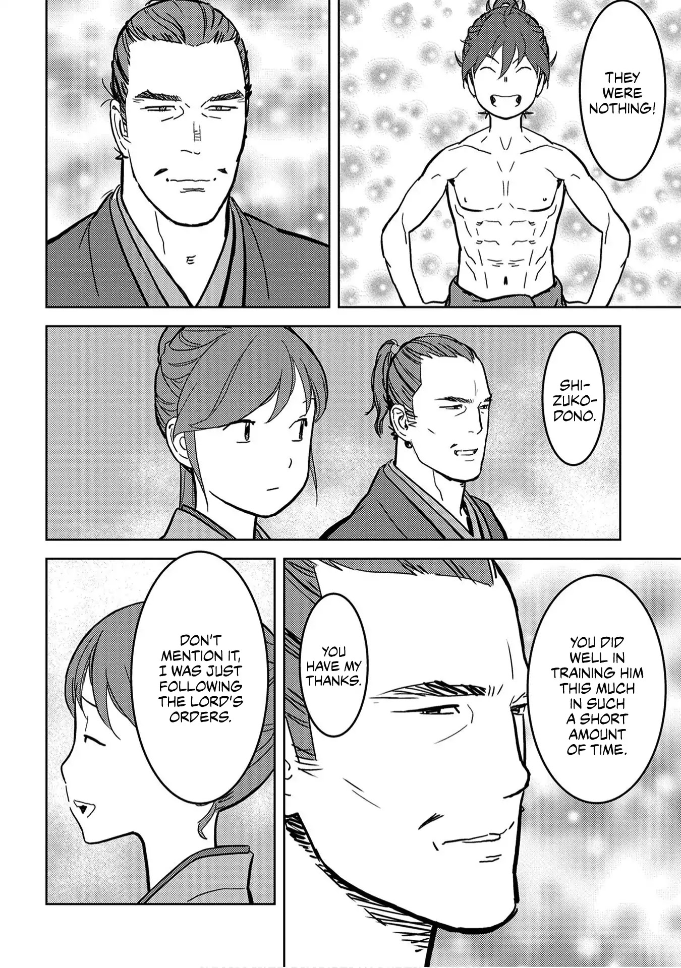 Sengoku Komachi Kuroutan: Noukou Giga chapter 18 page 36