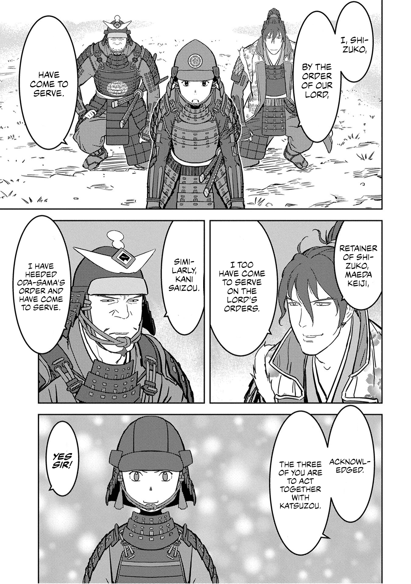 Sengoku Komachi Kuroutan: Noukou Giga chapter 23 page 18