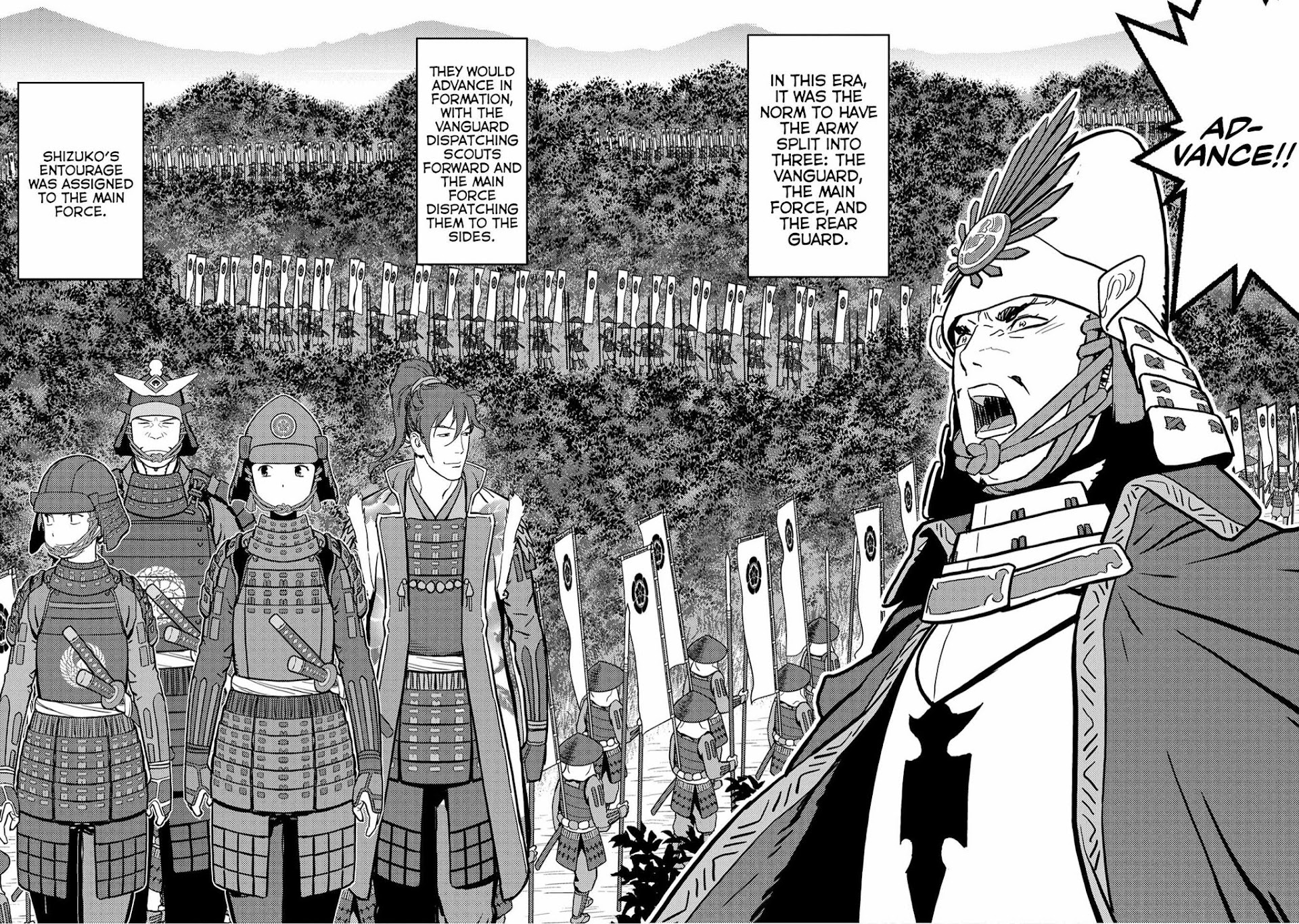 Sengoku Komachi Kuroutan: Noukou Giga chapter 23 page 21