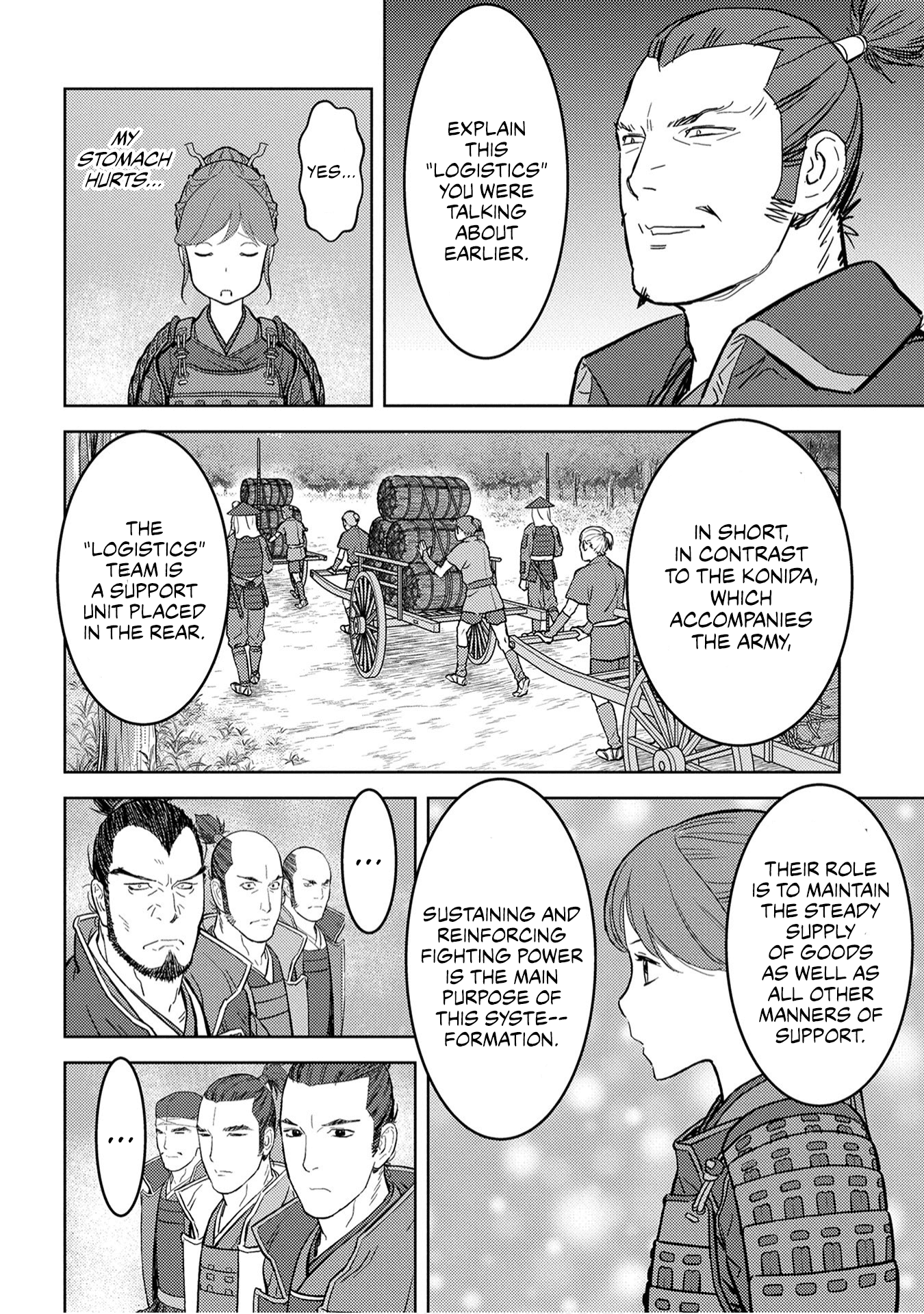 Sengoku Komachi Kuroutan: Noukou Giga chapter 23 page 28