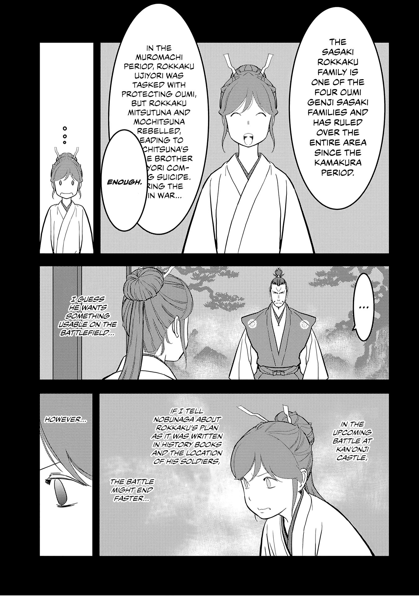 Sengoku Komachi Kuroutan: Noukou Giga chapter 24 page 4