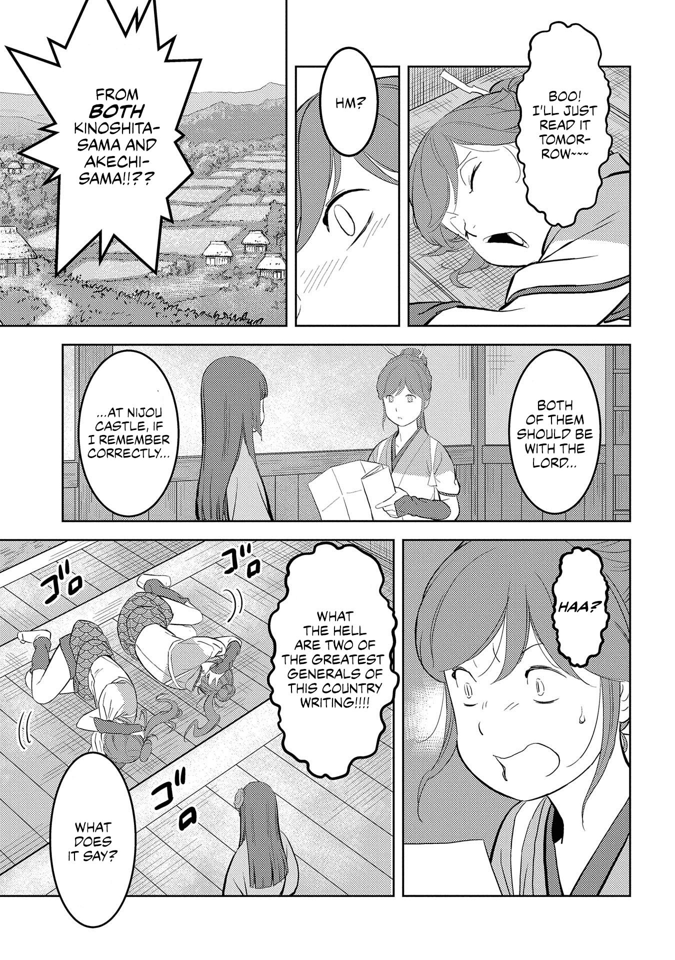 Sengoku Komachi Kuroutan: Noukou Giga chapter 31 page 12