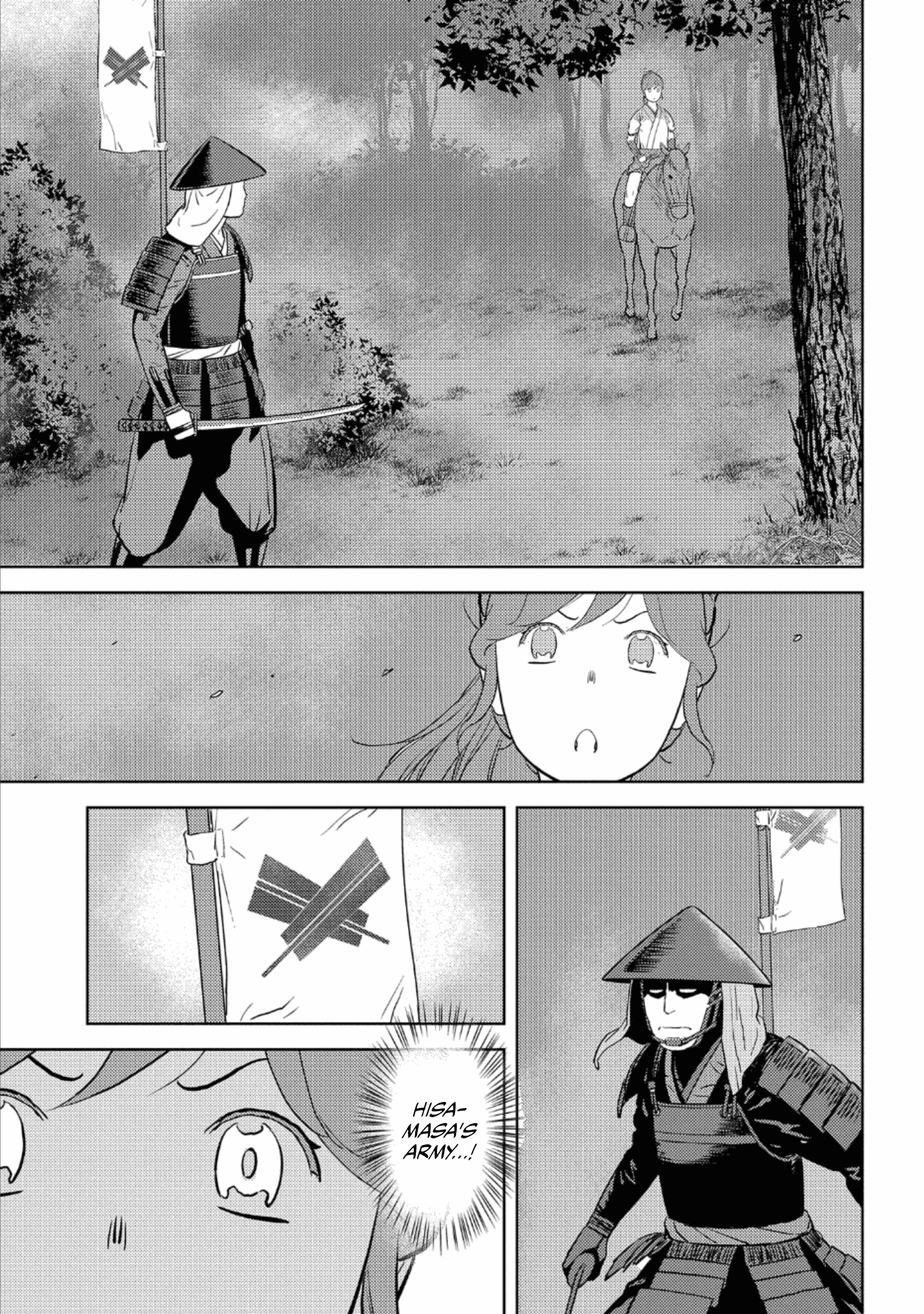 Sengoku Komachi Kuroutan: Noukou Giga chapter 43 page 24