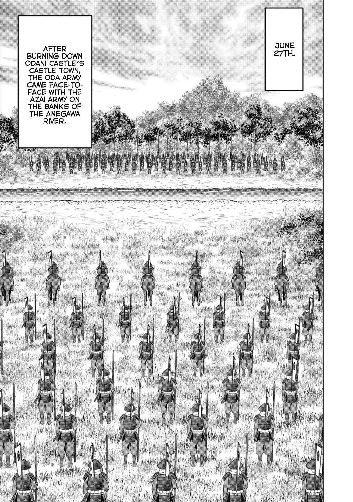 Sengoku Komachi Kuroutan: Noukou Giga chapter 45 page 22