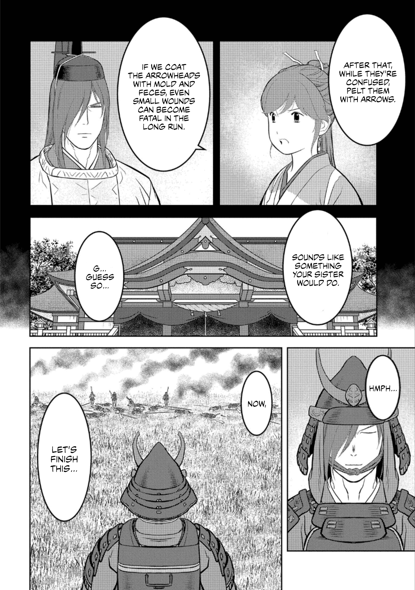 Sengoku Komachi Kuroutan: Noukou Giga chapter 46 page 11